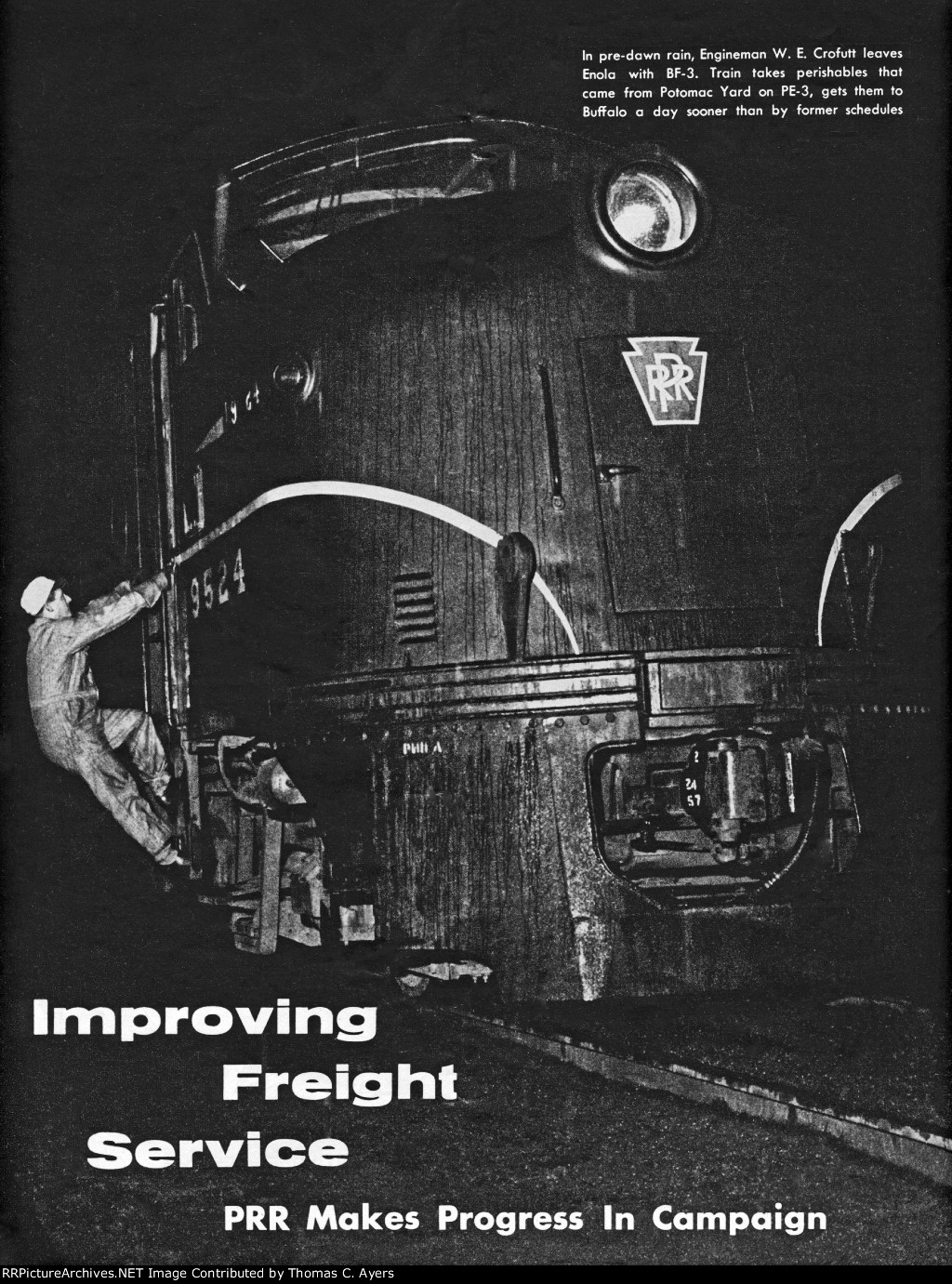 "Improving Freight Service," Page 8, 1957